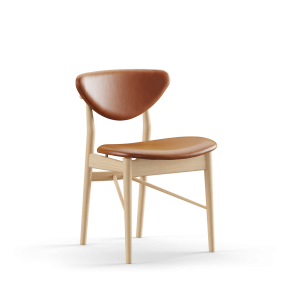 108 Stol FJ1080, Eg Lys Olie, Cognac Nevada-lder