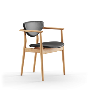 109 Stol FJ1080, Eg Olie, Sort Prestige-lder