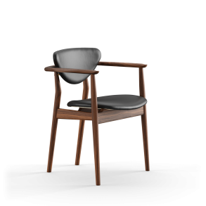 109 Stol FJ1090, Valnd Olie, Sort Prestige-lder