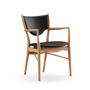 46 Armstol FJ4653, Eg Olie, Sort Prestige-lder