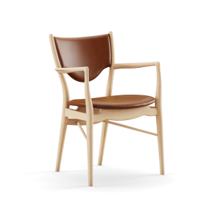 46 Armstol FJ4653, Eg Lys Olie, Cognac Nevada-lder