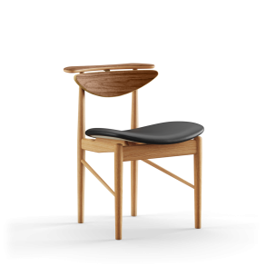 Karmstol FJ5310, Eg Olie/Valnd Olie, Sort Prestige-lder