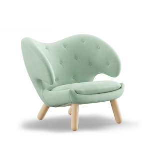 Pelikan Stol m/knapper FJ4001, Eg Lys Olie, Watercolour Silver Azure