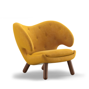 Pelikan Stol m/knapper FJ4001, Valnd Olie, Watercolour Butterscotch