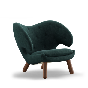 Pelikan Stol m/knapper FJ4001, Valnd Olie, Watercolour Dark Conifer