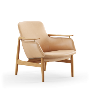 53 Stol u/hynde FJ5321, Eg Olie, Lder Nevada Sand