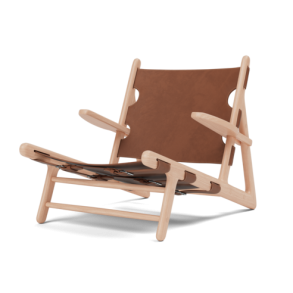 Jagtstolen, Cognac/Eg Lys Olie