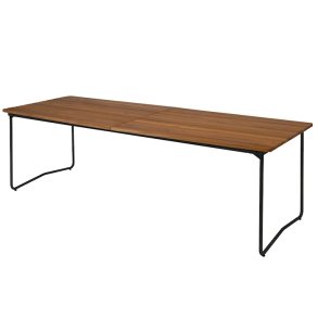 Bord B31 230x92, Teak/Sort