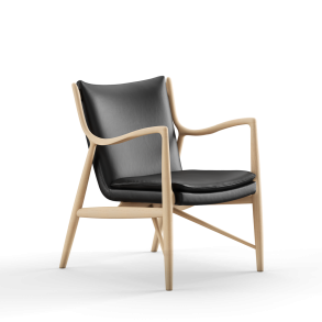 45 Stol FJ4500, Eg Lys Olie, Lder Nevada Sort