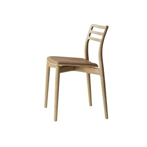 Vipp481 Spisebordsstol, Lys Eg/Cognac Lder