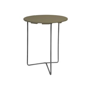 Bord 6B 60, Lysegrn Lakeret Eg/Varmgalvaniseret Stl