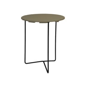 Bord 6B 60, Lysegrn Lakeret Eg/Sort