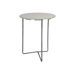 Bord 6B 60, Hvidlakeret Eg/Varmgalvaniseret Stl