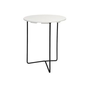 Bord 6B 60, Hvidlakeret Eg/Sort