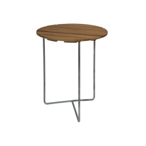 Bord 6B 60, Teak/Varmgalvaniseret Stl