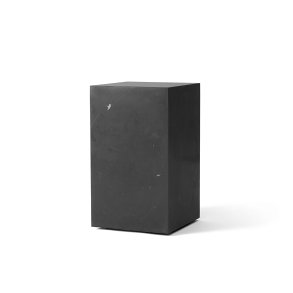 Plinth Tall Sidebord, Sort Marquina Marmor
