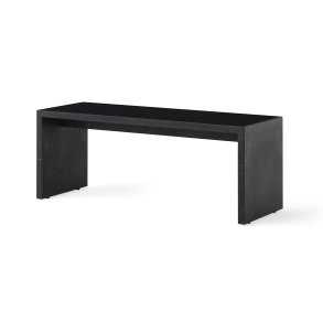 Plinth Bridge Sofabord, Sort Marquina Marmor