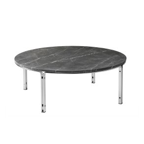 HB 110 Sofabord 90, Nero Marquina Marmor