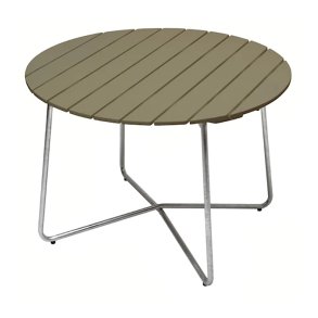 Bord 9A 120, Lysegrn Lakeret Eg/Varmgalvaniseret Stl