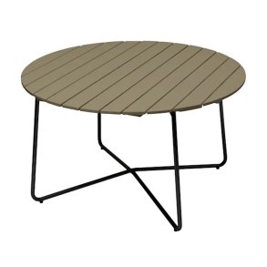 Bord 9A 120, Lysegrn Lakeret Eg/Sort