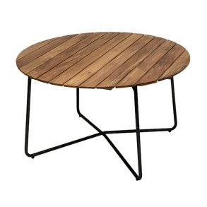 Bord 9A 120, Teak/Sort