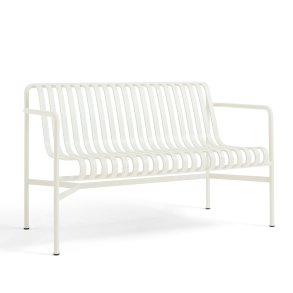 Palissade Dining Bnk m/armln, Cream White