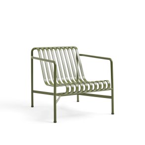 Palissade Lav Lounge Stol, Olive