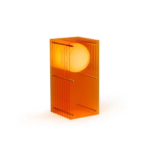 Lop Small Rectangle, Orange Akryl