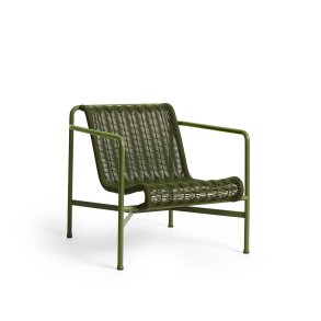 Palissade Cord Lav Lounge Stol, Olive