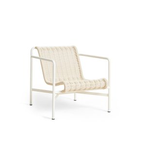Palissade Cord Lav Lounge Stol, Cream White