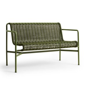 Palissade Cord Dining Bnk m/armln, Olive