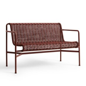 Palissade Cord Dining Bnk m/armln, Iron Red