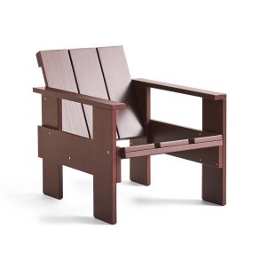 Crate Lounge Stol, Iron Red