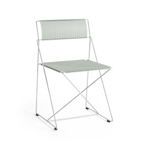 X-Line Stol, Galvaniseret Stl/Pale Linden