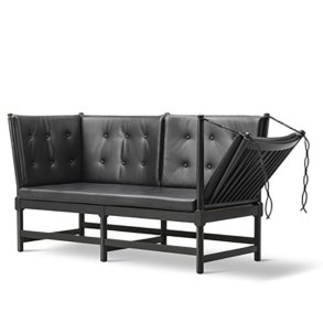 Tremmesofa, Sort Omni Lder/Sort Lak
