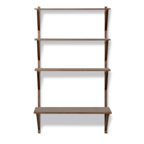 BM29, 1 fag, 3 hylder & Skriveplade, Valn�d Lak