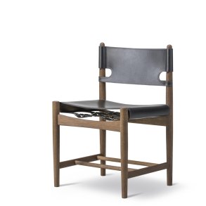 Den Spanske Spisebordsstol, Sort/Rget Eg