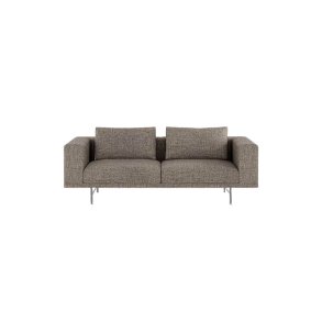 Vipp Loft 2-pers Sofa, Bark Umber/Off White, St�l Stel