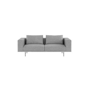 Vipp Loft 2-pers Sofa, Brook Grey Melange, St�l Stel