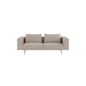 Vipp Loft 2-pers Sofa, Brook Beige/Chestnut, St�l Stel