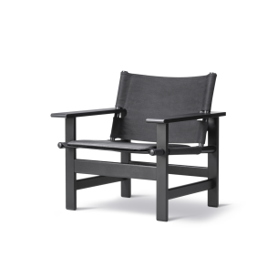 The Canvas Chair, Sort/Eg Sort Lak