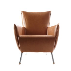 Cheo L�nestol, L�der Yak Brown, Stel Rustfri St�l med egespids