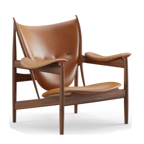 Hvdingestol FJ4900, Valnd Olie, Lder Elegance Valnd