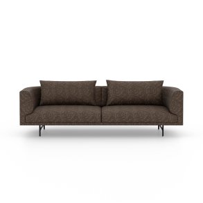 Vipp Chimney 3-pers Sofa, Bark Umber/Off White, Sort Stel
