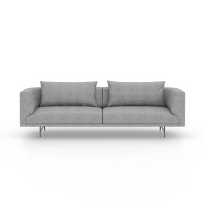 Vipp Chimney 3-pers Sofa, Brook Grey Melange, St�l Stel
