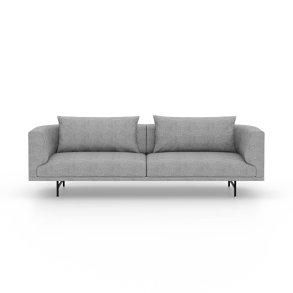 Vipp Chimney 3-pers Sofa, Brook Grey Melange, Sort Stel