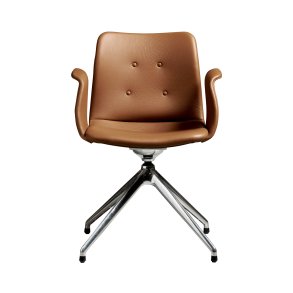 Primum Armstol, Drejestel, L�der Cognac Zenso, Poleret Stel