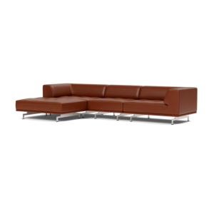Delphi Konfiguration A, 325x170cm, Russet Brown Cera Lder