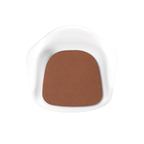 Hynde til Eames DAR/DAW/DAX/RAR, Cognac Basic Lder