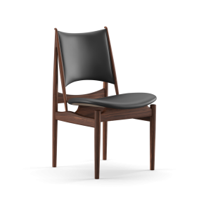 Egypterstol FJ4940, Valnd Olie, Sort Prestige-lder